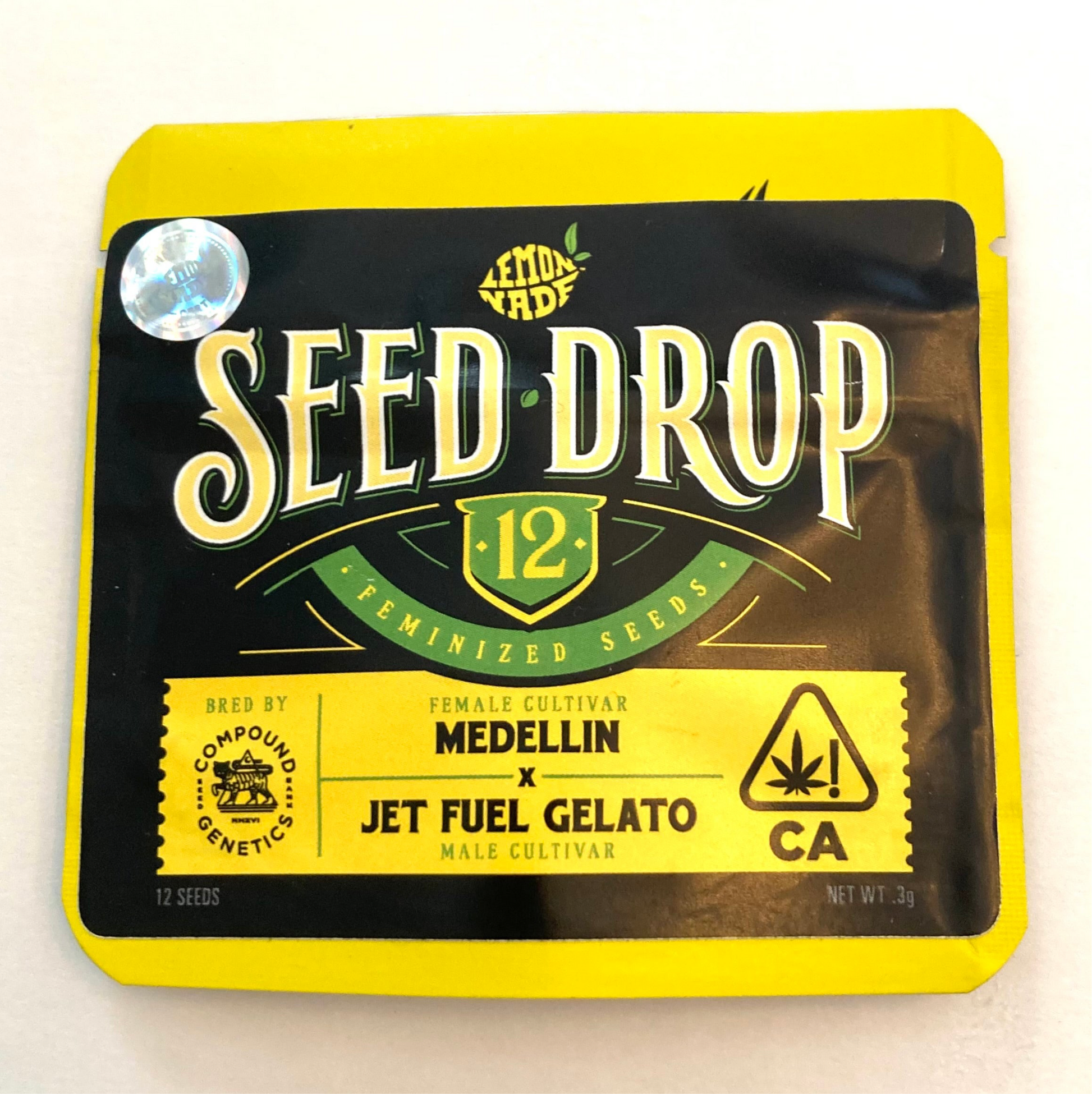 Compound Genetics MEDELLIN x JET FUEL GELATO  (12) Feminized Seeds